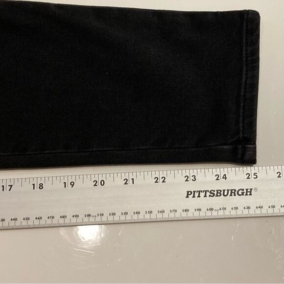 NWOT BA&SH Iago Logo Embroidered Jeans in Black Size 0 - Picture 12 of 13